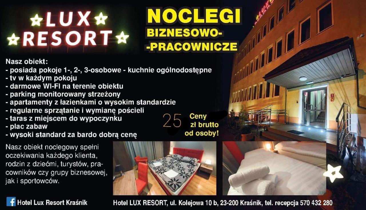 Lux Resort Kraśnik Esterno foto